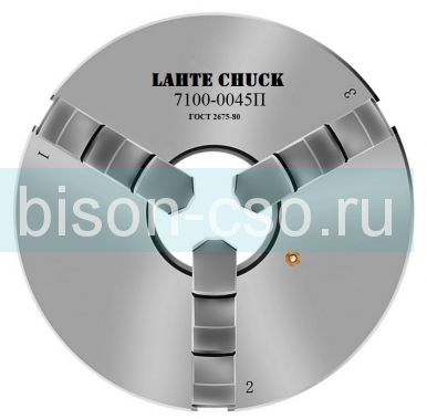 Патрон токарный 7100-0045 ф400мм ГОСТ 2675-80 с прямыми и обратными кулачками Тайвань (Китай)