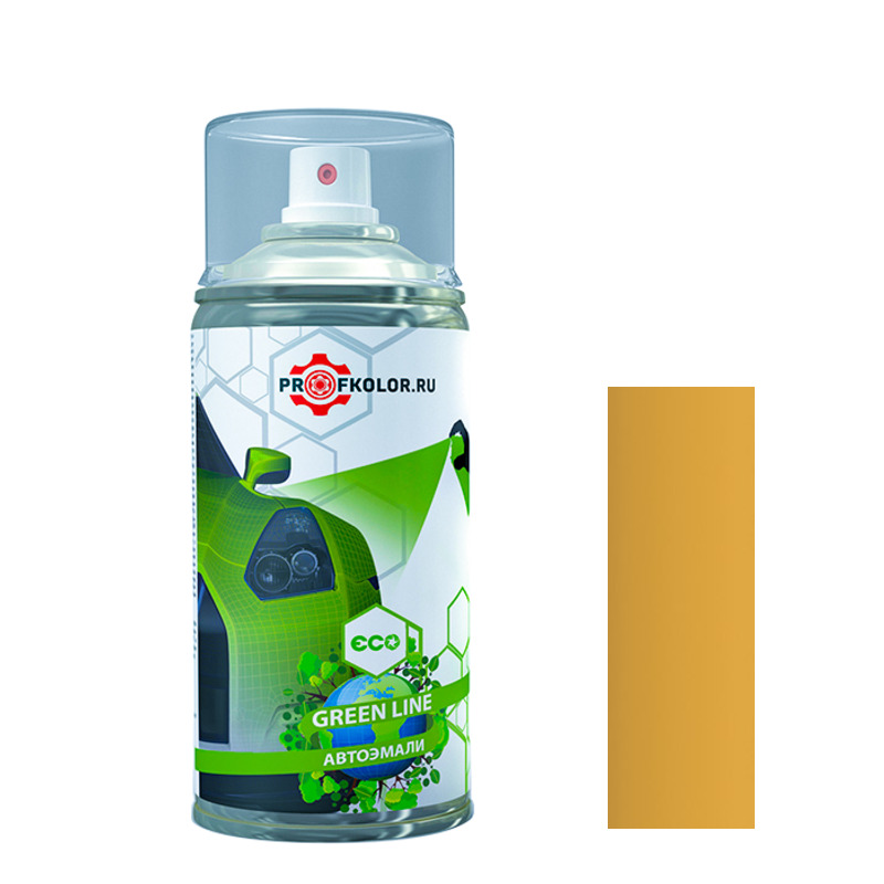 Код краски по VIN номеру на Cadillac - CAD9929P, GMA9929P, WA9929. Название цвета краски - SunfireYellow