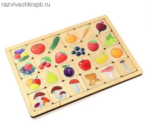 Развивающая Игра Ассоциации: Овощи-Фрукты -Ягоды-Грибы