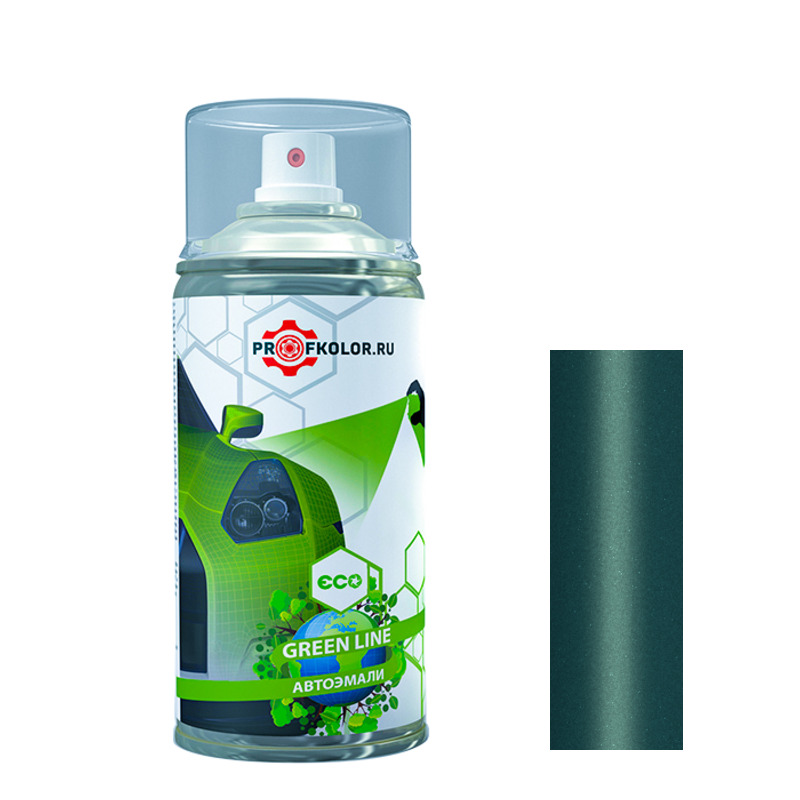 Код краски по VIN номеру на Ford - FRD90733, 23G. Название цвета краски - Orient Green