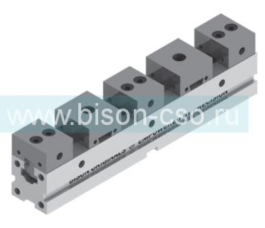 Станочные тиски 6852-50-400 Bison-Bial Польша модульная система зажима