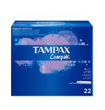 Тампоны гигиенические Tampax Compak Lite 1/4 22 шт