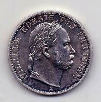 1 талер 1866 Пруссия UNC Победа над Австрией