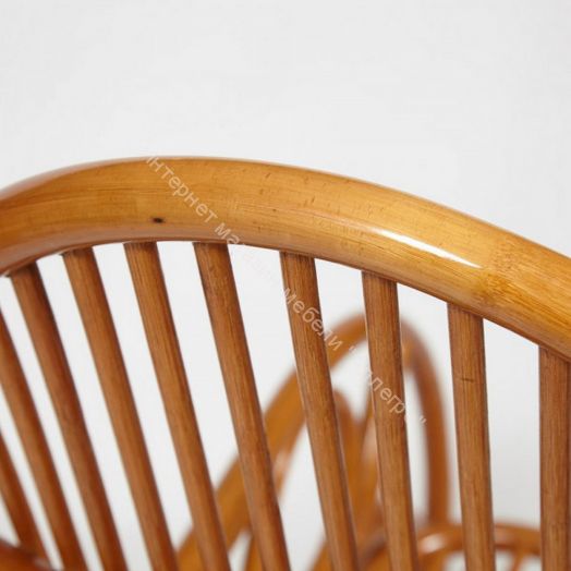 Кресло-качалка VIENNA (разборная) без подушки, ротанг top quality, Cognac (коньяк)