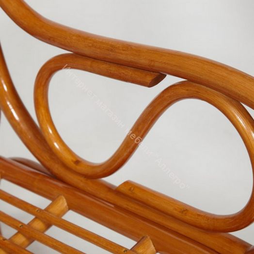 Кресло-качалка VIENNA (разборная) без подушки, ротанг top quality, Cognac (коньяк)