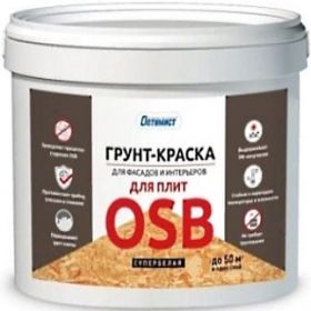 Грунт-Краска для Плит OSB Оптимист F321 5л Белая для Внутренних и Наружных Работ