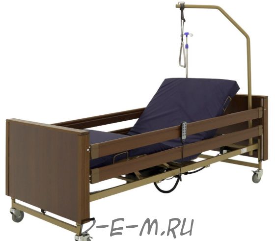 Кровать электрическая Med-Mos YG-1 5 функций (КЕ-4024М) коричневый