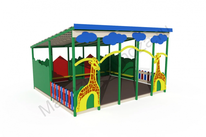 ТЕНЕВОЙ НАВЕС (ВЕРАНДА) 5000*4000*2400 mm