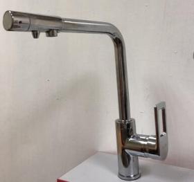 Смеситель для кухни однорычажный, с краном для пит. воды (D159308) D-Lin