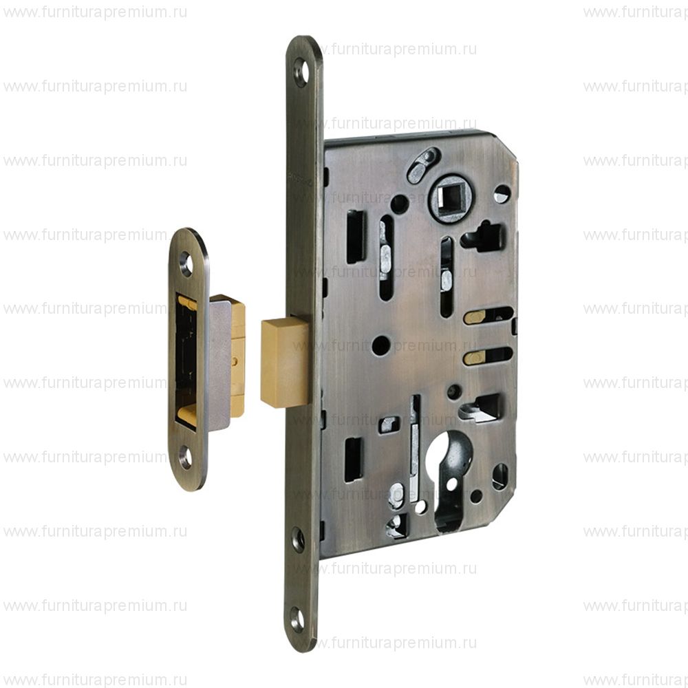 Замок магнитный Нора-М под цилиндр М25М-85 + ответная планка