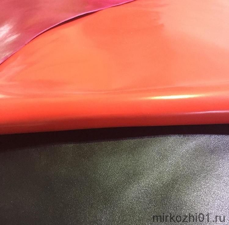 Кожа Лаковая Цвет Красный