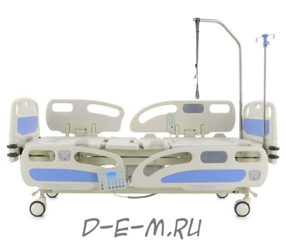 Кровать электрическая Med-Mos DB-2 (MЕ-4059П) (7 функций) со встроенными панелями управления в боковых ограждениях
