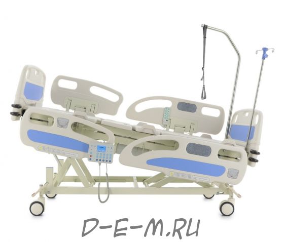 Кровать электрическая Med-Mos DB-2 (MЕ-4059П) (7 функций) со встроенными панелями управления в боковых ограждениях