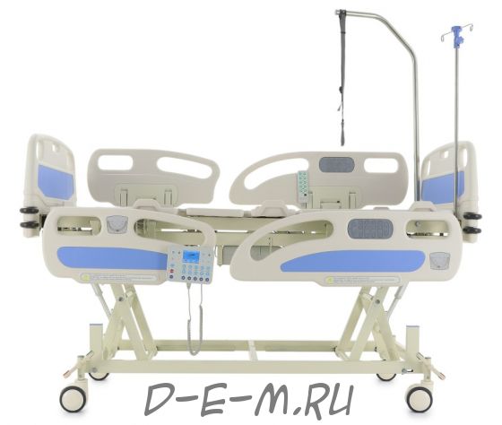 Кровать электрическая Med-Mos DB-2 (MЕ-4059П) (7 функций) со встроенными панелями управления в боковых ограждениях