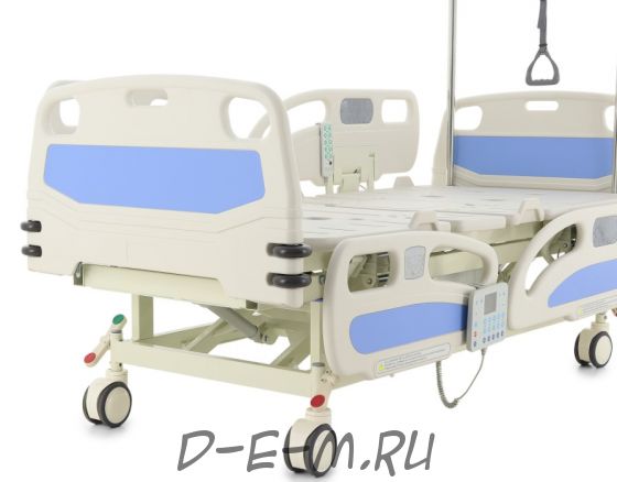 Кровать электрическая Med-Mos DB-2 (MЕ-4059П) (7 функций) со встроенными панелями управления в боковых ограждениях