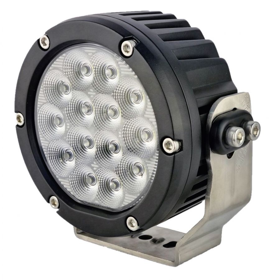 Рабочая светодиодная фара 140 Ватт 14 led Osram ближнего света 12-24 Вольт PRO series круглая