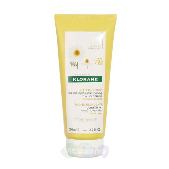 Клоран Бальзам-кондиционер оттеночный Ромашка для светлых волос, 200 мл