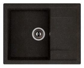 Мойка иск.камень 650 х510 черная "Техно"650