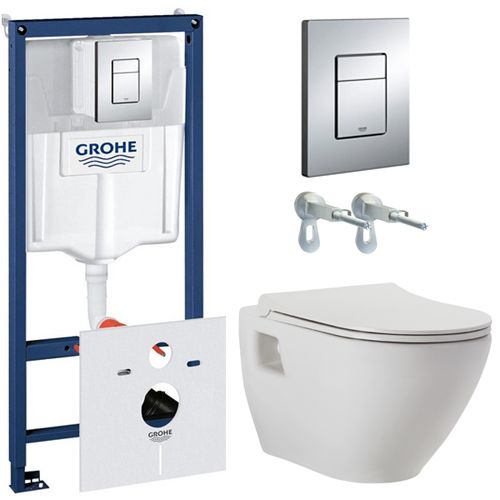 Унитаз beWash Vettern с инсталляцией Grohe