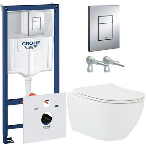 Унитаз beWash Bogen с инсталляцией Grohe