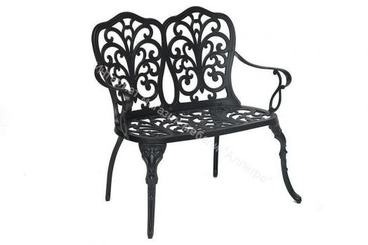 Скамья Secret De Maison Symphonie сплав металла/алюминий, черный