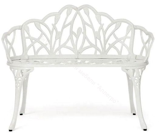 Скамья Secret De Maison Strauss (Штраус) алюминиевый сплав, butter white