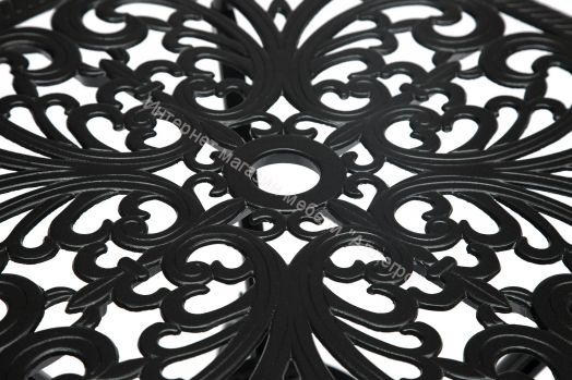 Комплект Secret De Maison Romance (стол +2 стула) алюминиевый сплав, черный