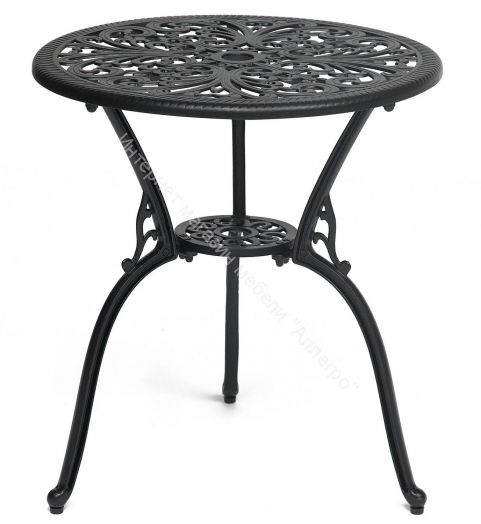 Комплект Secret De Maison Romance (стол +2 стула) алюминиевый сплав, черный