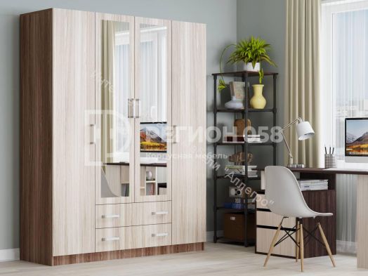 Шкаф 4-створчатый Регион 058