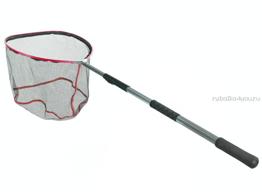 Подсачек разборный Lucky John телескоп. 162 см / 40 см / 45 см (прорезиненный)