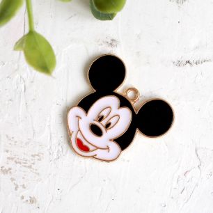 Подвеска металлическая - Микки Маус 2,5 см