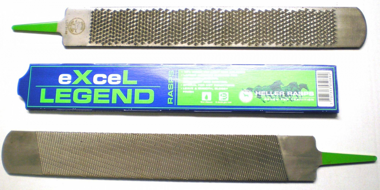 Рашпиль eXceL Legend Heller (Mustad) Широкий. Для подкованных копыт