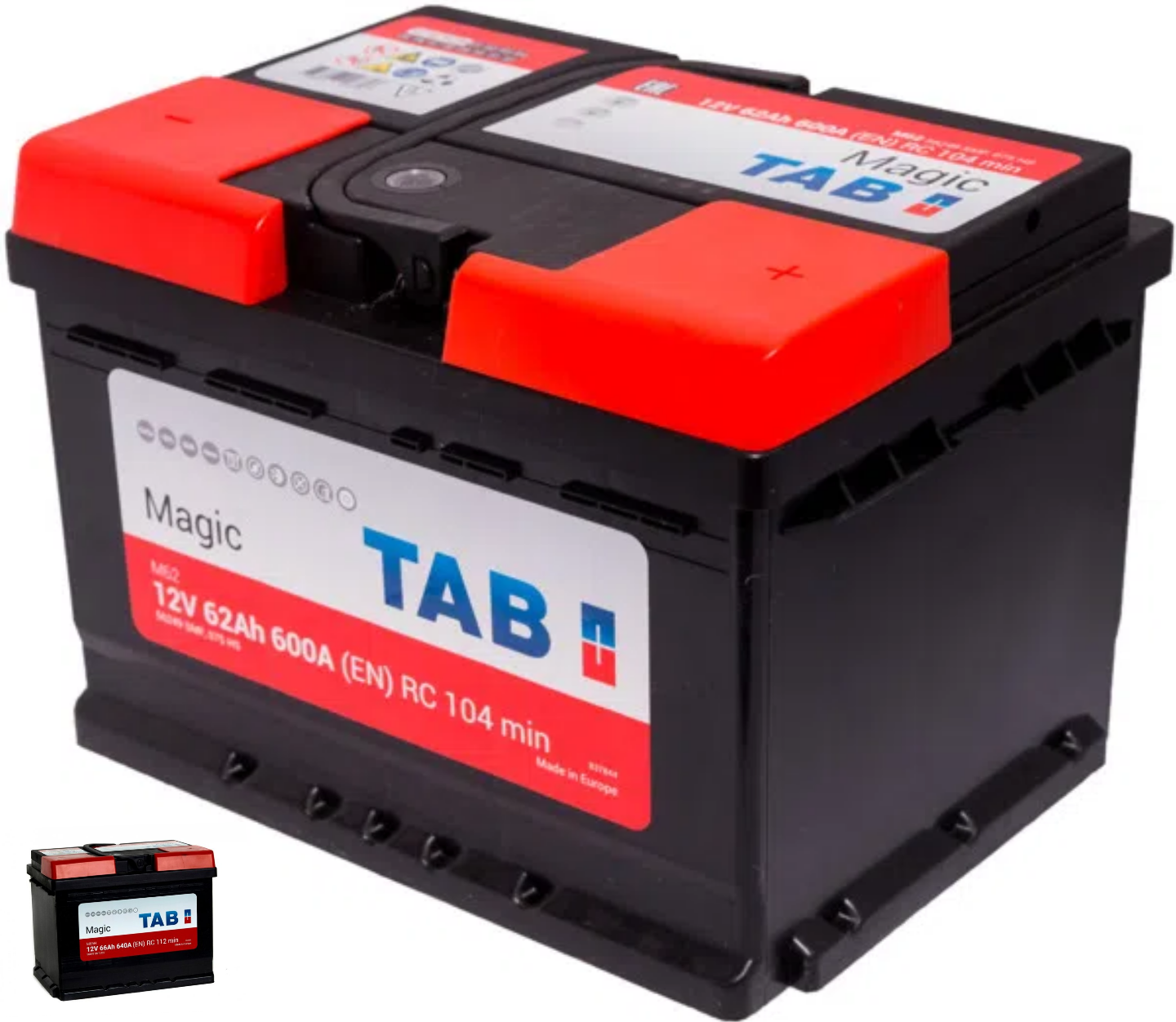 АКБ Tab Magic 66Ач 640А(EN) (24г)