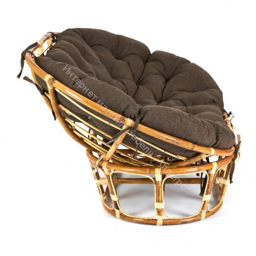 23/02 Матрац для кресла "Мамасан" ткань, коричневый, 3М7-147