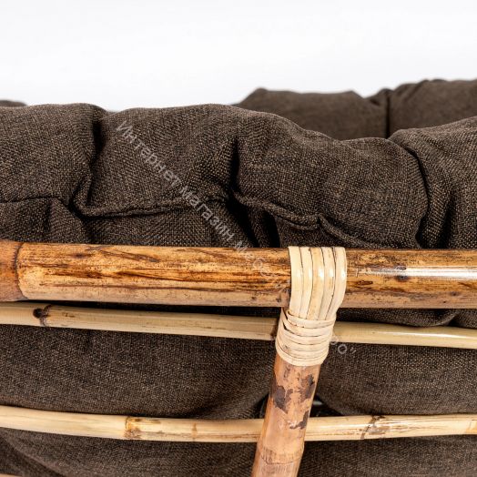 23/01 Матрац для кресла "Папасан" ткань, коричневый, 3М7-147