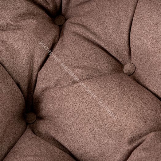 23/01 Матрац для кресла "Папасан" экошерсть, коричневый, 1811-5