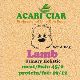 Vet A’ DOG Urinary  Lamb 12 кг