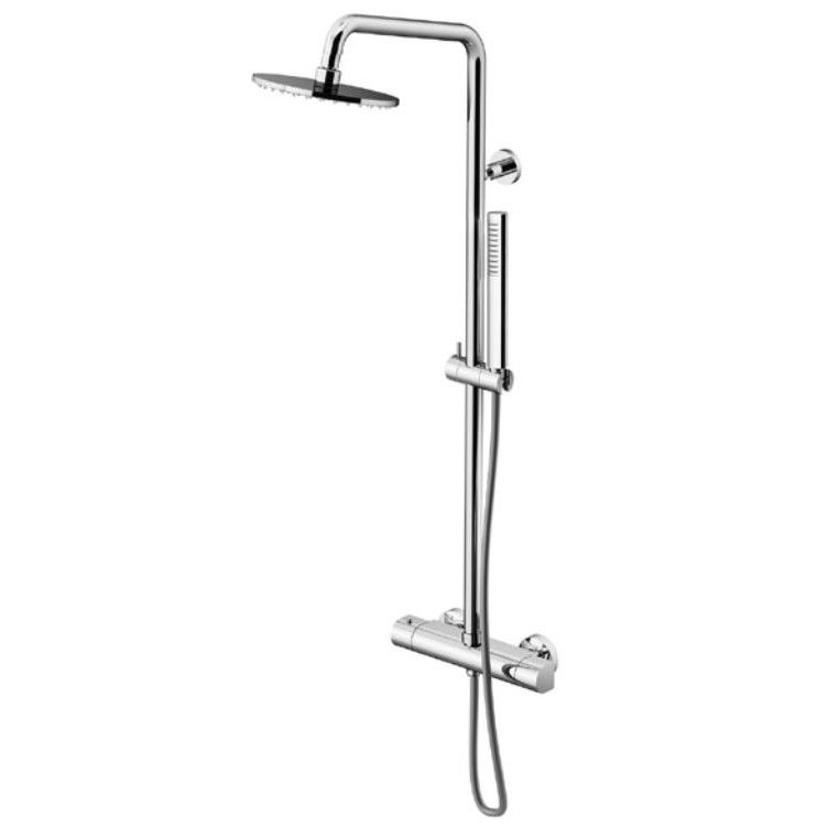 Изображение Душевая система с термостатическим смесителем, верхним и ручным душем Gattoni H2OMIX4000 KIT/TS65