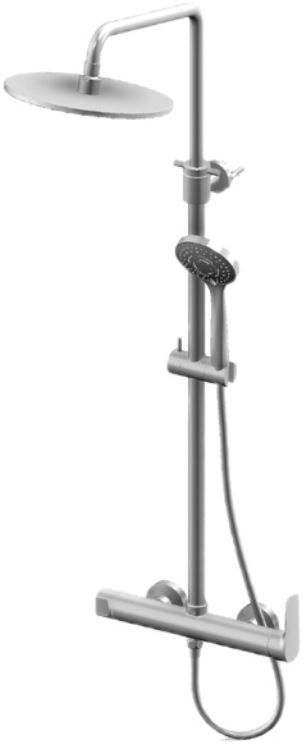 Изображение Душевая система с верхним и ручным душем Gattoni H2OMIX7000 KIT/MC010.70