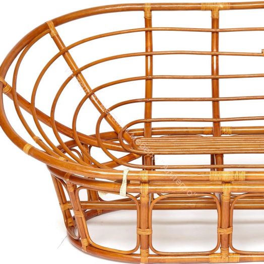 Кресло "MAMASAN" 23/02 W / без подушки / Cognac (коньяк)