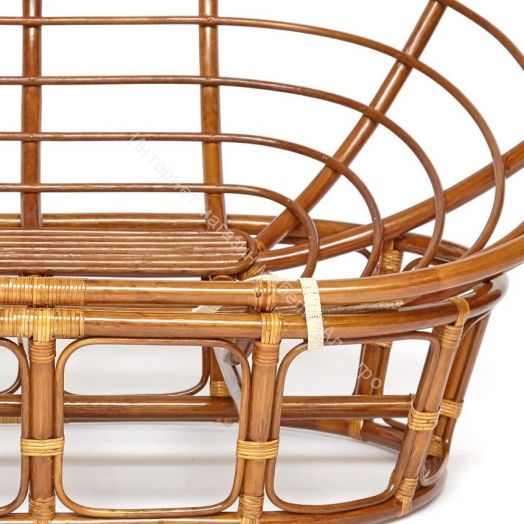 Кресло "MAMASAN" 23/02 W / без подушки / Pecan (орех)