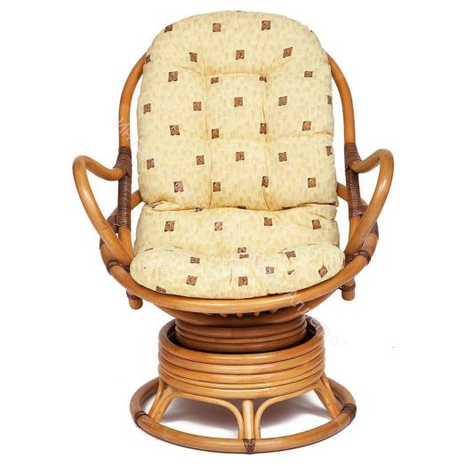 Кресло вращающееся "FLORES" 5005 /без подушки/ Cognac (коньяк)