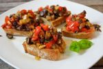 БРУСКЕТТА С ПЕЧЁНЫМИ ОВОЩАМИ