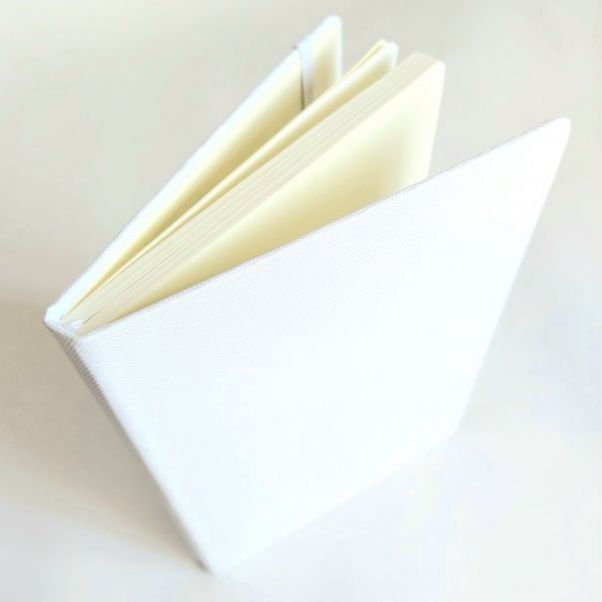 Эко блокнот из RPET Mivaz белый