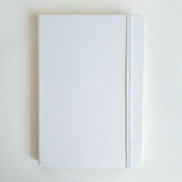 Эко блокнот из RPET Mivaz белый