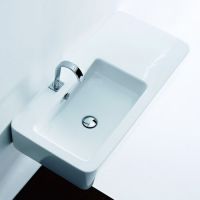 Асимметричная раковина Kerasan Inka Project Outlet 324 схема 4