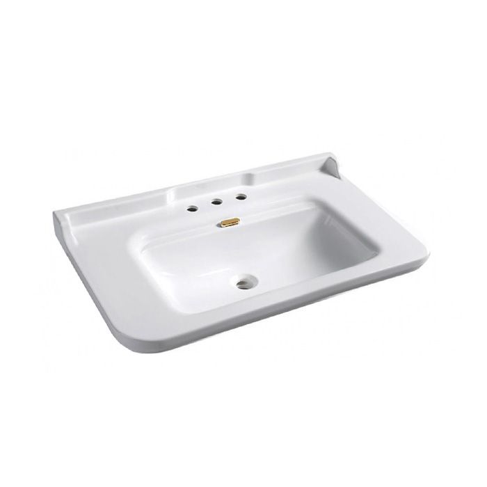 Kerasan Waldorf раковина с 1 отверстием с накладкой перелива 414 ФОТО