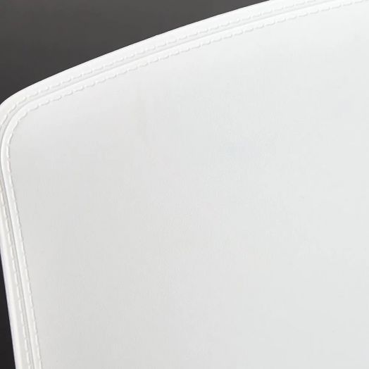 Стул GENIUS (mod 75) металл/пластик, белый/черные ножки