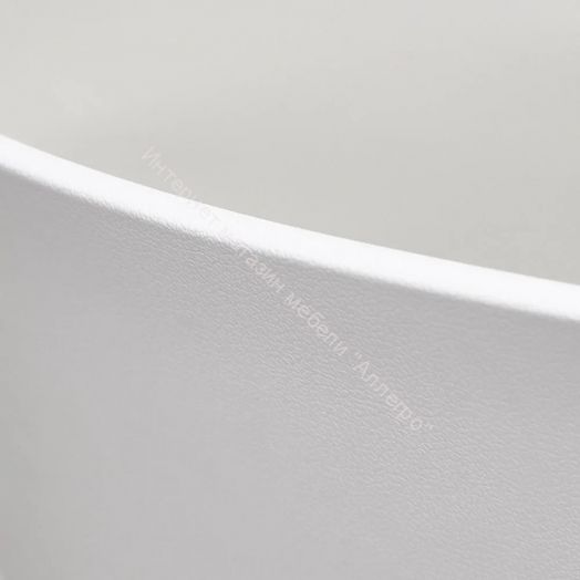 Стул GENIUS (mod 75) металл/пластик, белый/черные ножки