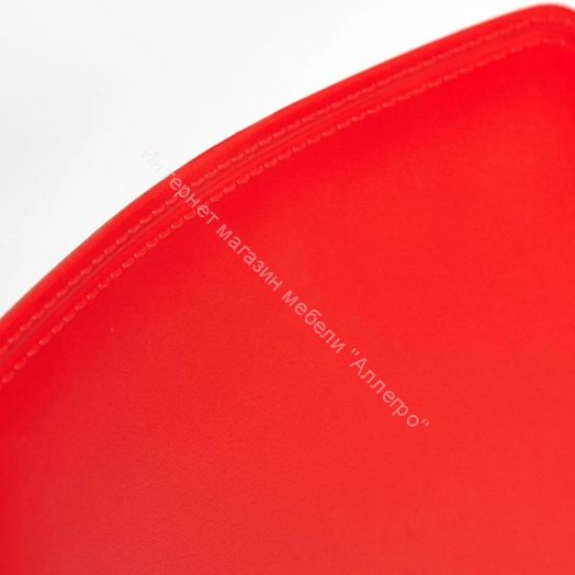 Стул GENIUS (mod 75) металл/пластик, красный/ножки хром